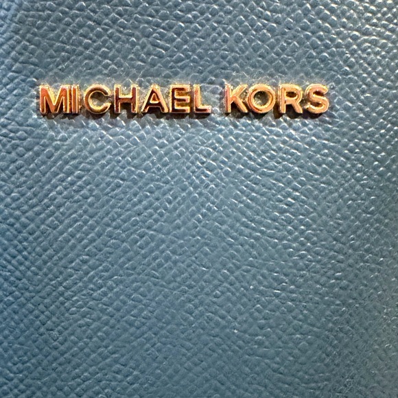 Michael Kors Teal Tote Bag - Picture 6 of 6
